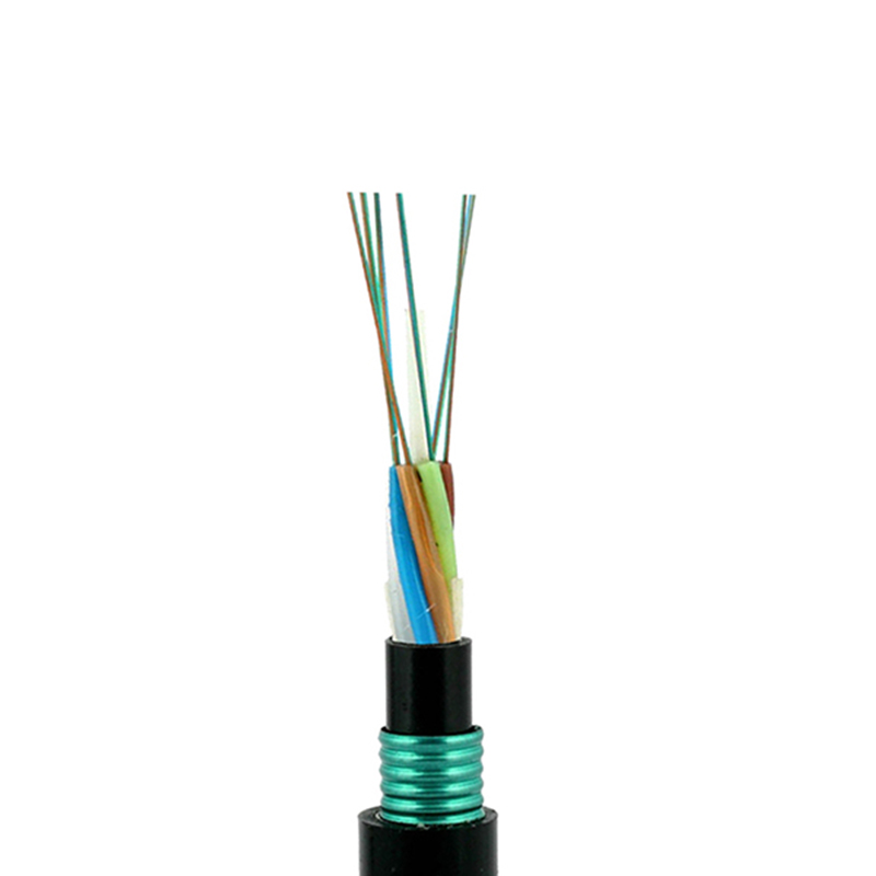 Cable de fibra óptica de armadura mejorada CST de doble chaqueta FRP de tubo suelto trenzado para exteriores GYFTY53