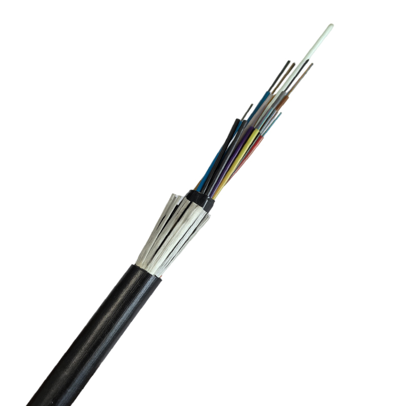 Cable de fibra óptica aéreo antiroedores de hilo de vidrio ADSS 2-288Core
