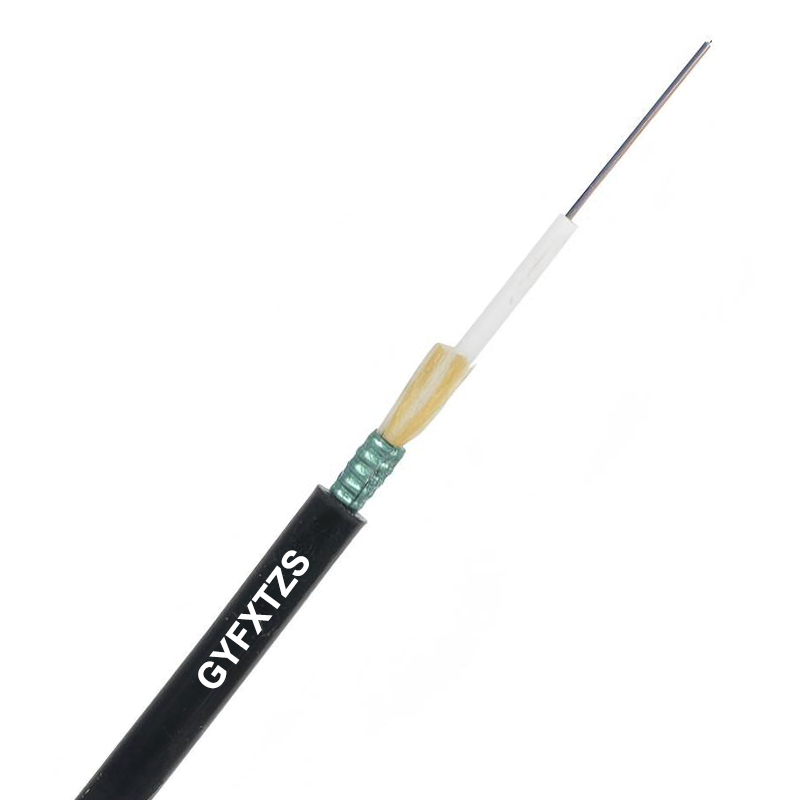 Hilo de aramida ignífugo GYFXTZS + cable de fibra óptica unitubo blindado CST