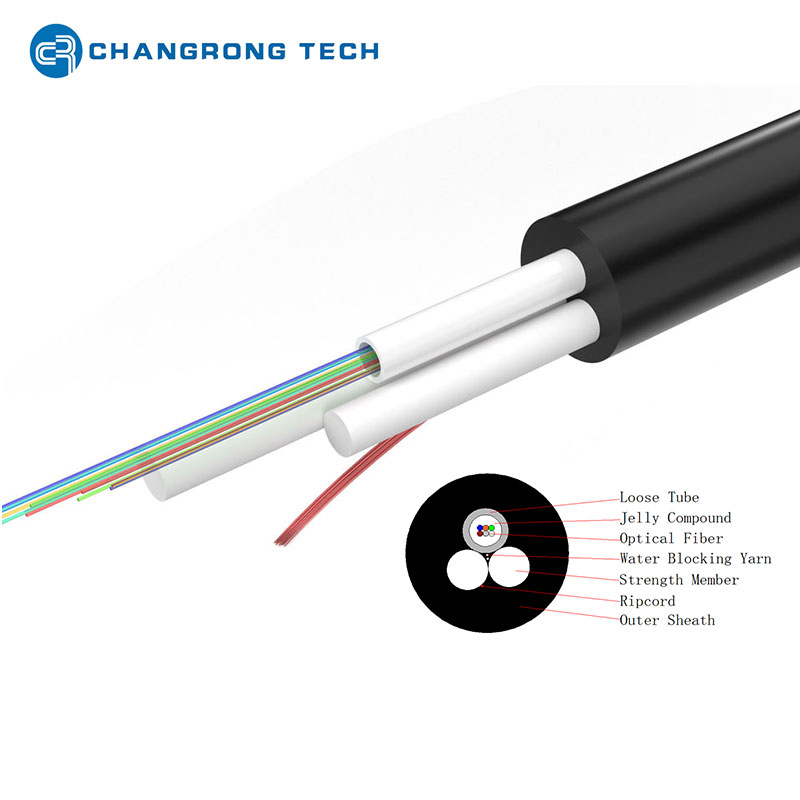 Mini ADSS (ASU) Span 80/100/120m Cable de fibra óptica