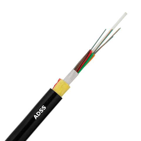 Cable de fibra óptica ADSS de una sola chaqueta para el tramo de 100 m