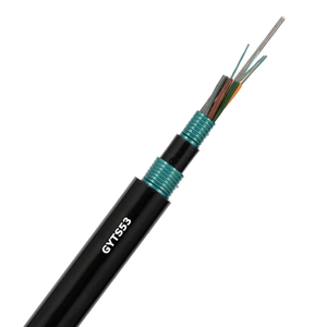 Cable de fibra óptica enterrada de armadura doble CST GYTS53