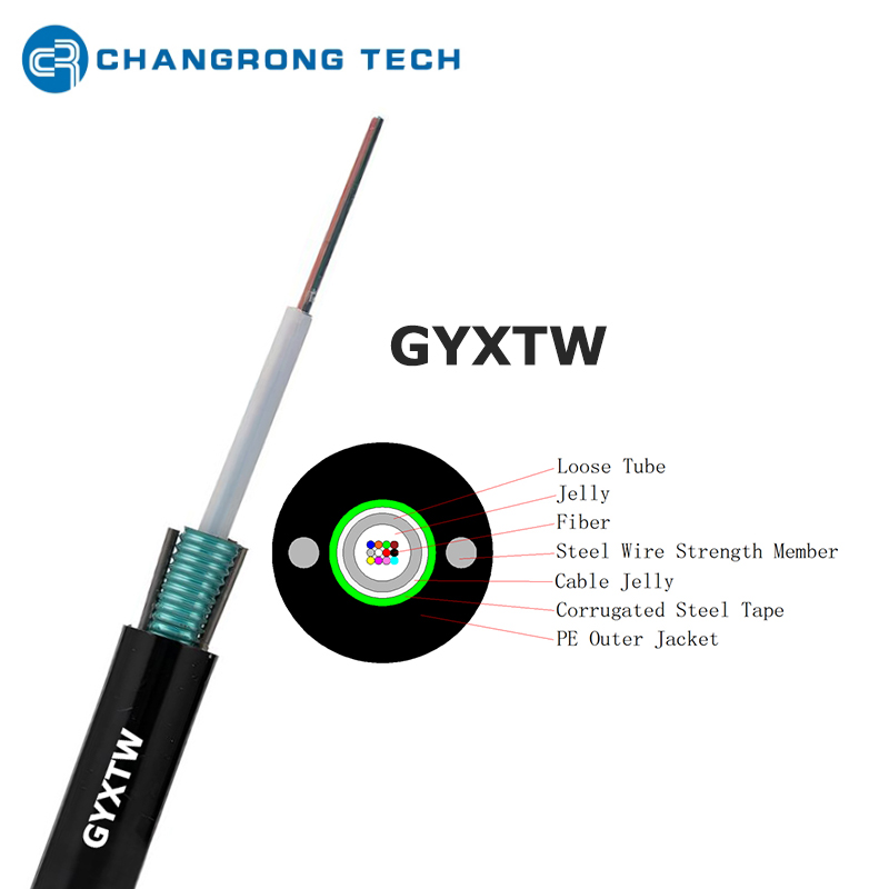 Cable de fibra aérea/conducto blindada CST CST CST Tube CST de GYXTW