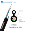 Gytc8s figura-8 cable de fibra aérea blindada con cinta de acero
