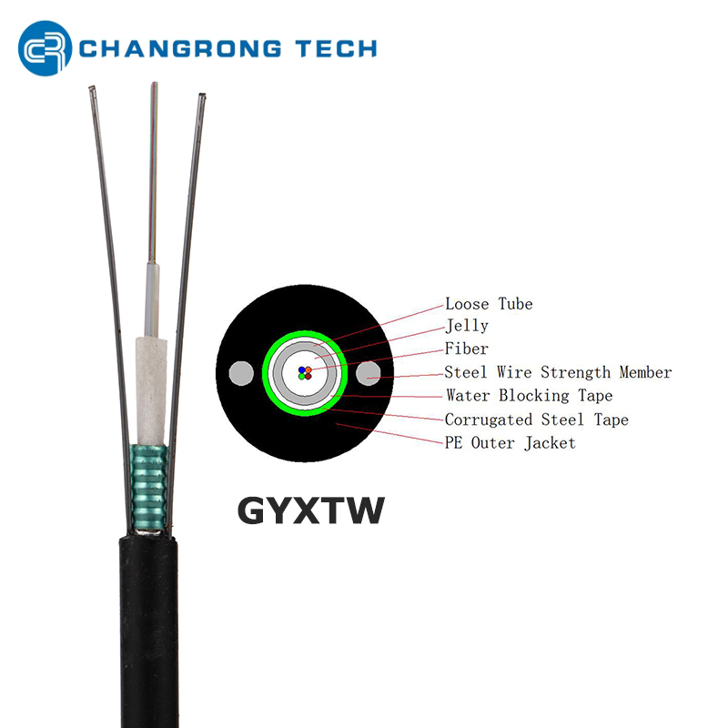 Cable de fibra aérea/conducto blindada CST CST CST Tube CST de GYXTW