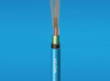Cable de fibra óptica de doble envoltura de PVC + PE, armadura CST, tubo suelto trenzado ignífugo MGTSV para mina