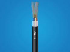 GYFHTZY Cable de fibra óptica semiseco de tubo suelto trenzado ignífugo totalmente dieléctrico