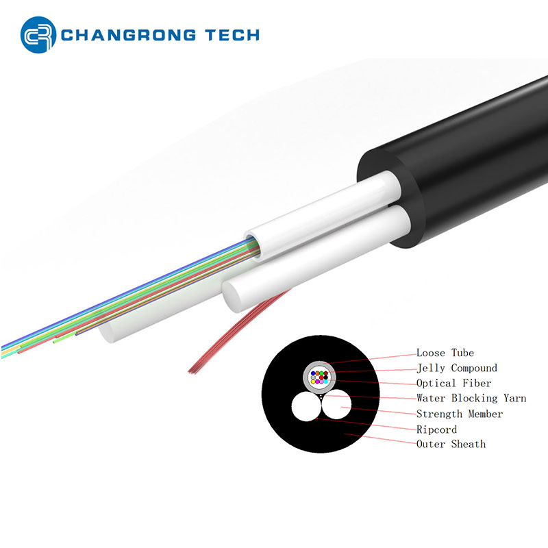 Mini ADSS (ASU) Span 80/100/120m Cable de fibra óptica