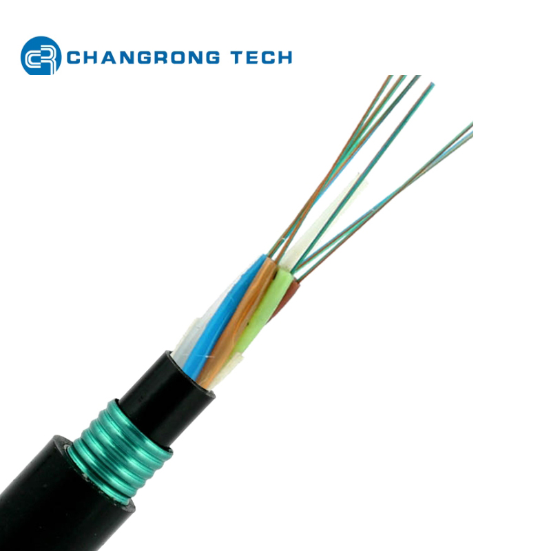 Gyfty53 Cape de resistencia no metálica de acero Miembro de resistencia no metálica Cable de fibra óptica enterrada directa