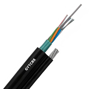 Gytc8s figura-8 cable de fibra aérea blindada con cinta de acero