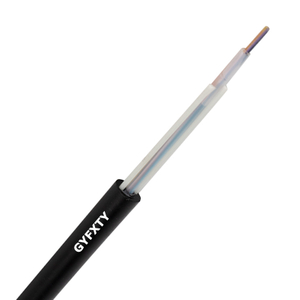 Gyfxty unitube con 2 cable de fibra aérea/conductos de FRP paralelo