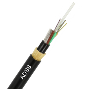 Cable de fibra óptica autoportante totalmente dieléctrico (ADSS) de doble cubierta personalizado de largo alcance con núcleo 2-288