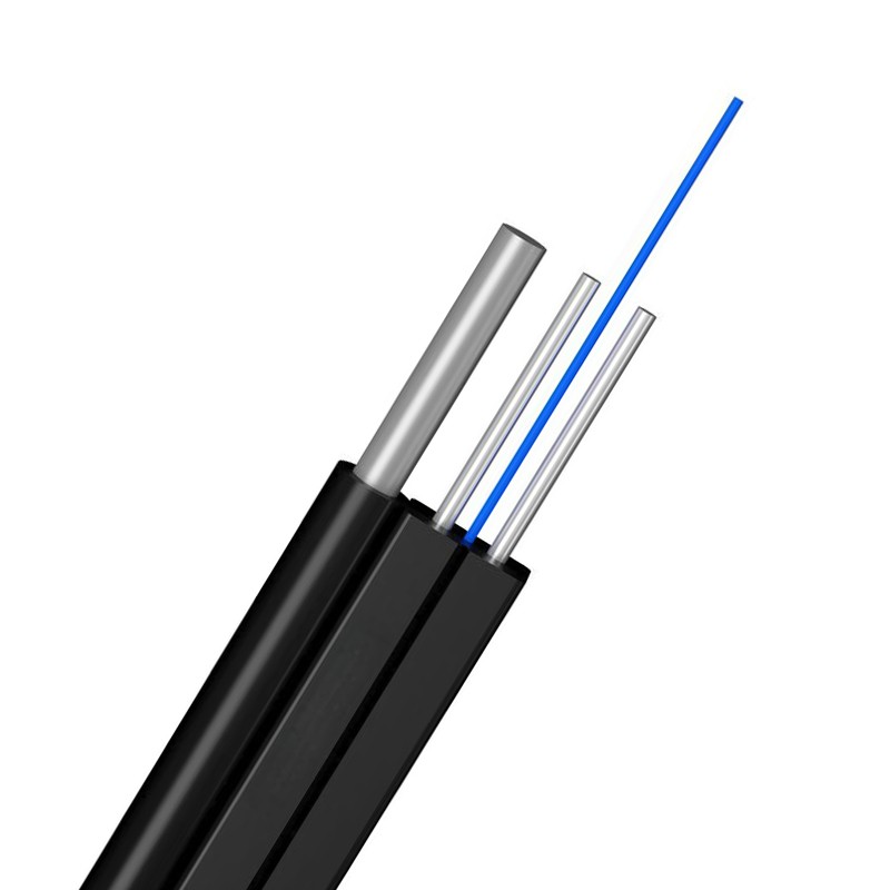 Gjyxch 3 cables de acero al aire libre Fibra Drop