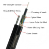 Cable de fibra óptica aéreo figura 8 no blindado y autoportante GYFTC8Y
