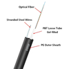 Cable de fibra óptica aéreo autoportante figura 8 no blindado Uni-Tube GYXTC8Y