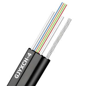 Cable de fibra óptica de caída FTTH de autoayuda mini FIG8 monomodo de GJYXCH 4Core