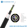 ADSS Anti-Rodent con cable de fribra óptica aéreo al aire libre de la armadura redonda de FRP